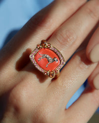 BEING FURRY SAPPHIRES RING