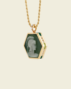 Got The Bug Green Necklace