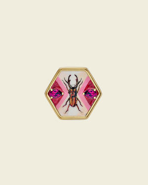 Got The Bug Pink Ring
