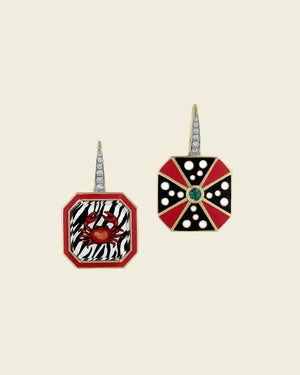 Hello My Little Crab Earrings
