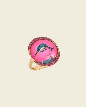 Pink Marlin Ring