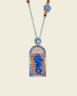 Keep Dancing Seahorse Necklace