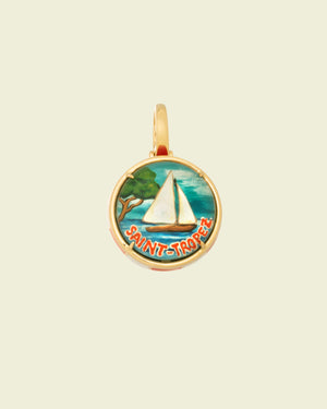 Saint-Tropez Beach Ball Clip Charm