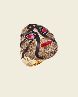 The Brown Octopus Ring