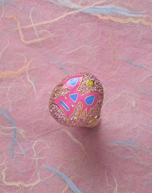 The Pink Superstar Ring