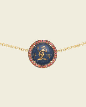 Being Crystal Zodiac Virgo Necklace