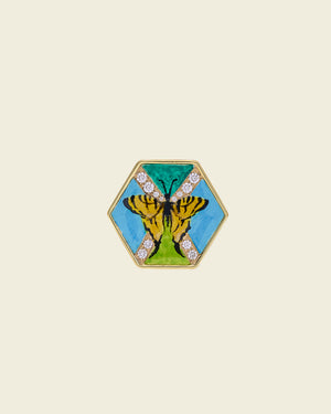 Butterflies Green Ring