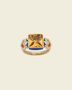 Love Handles Citrine Ring