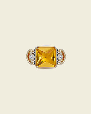 Love Handles Citrine Ring