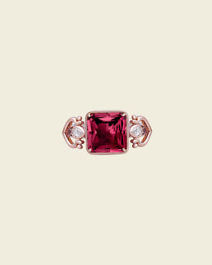 Love Handles Pink Tourmaline Ring