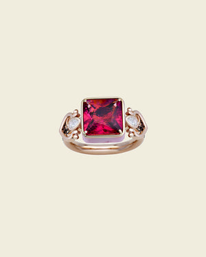 Love Handles Pink Tourmaline Ring